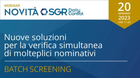 Presentazione Batch Screening