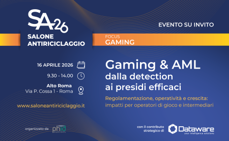 salone antiriciclaggio 2026 - focus gaming